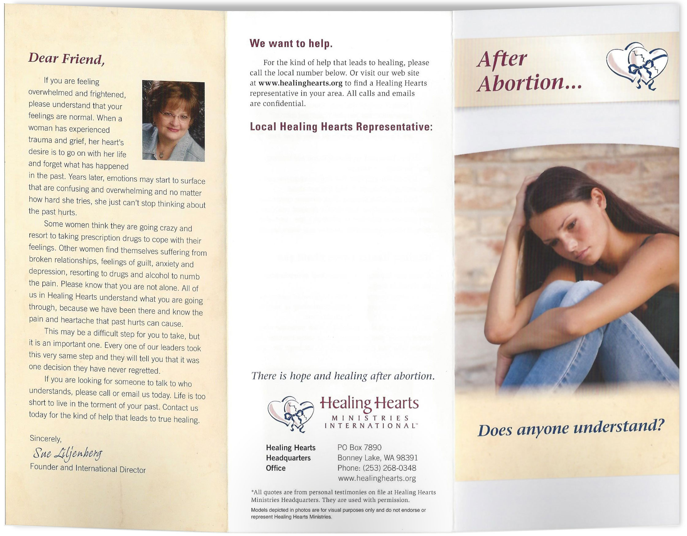 After Abortion brochure (outside)