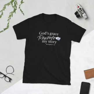 “Grace Rewrote” (Dark) Soft-style T-Shirt